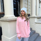 The Luxe Hoodie in Blush