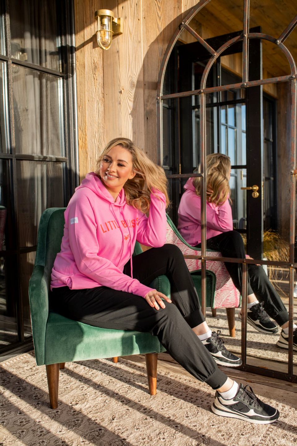 The Luxe Hoodie in Fuchsia