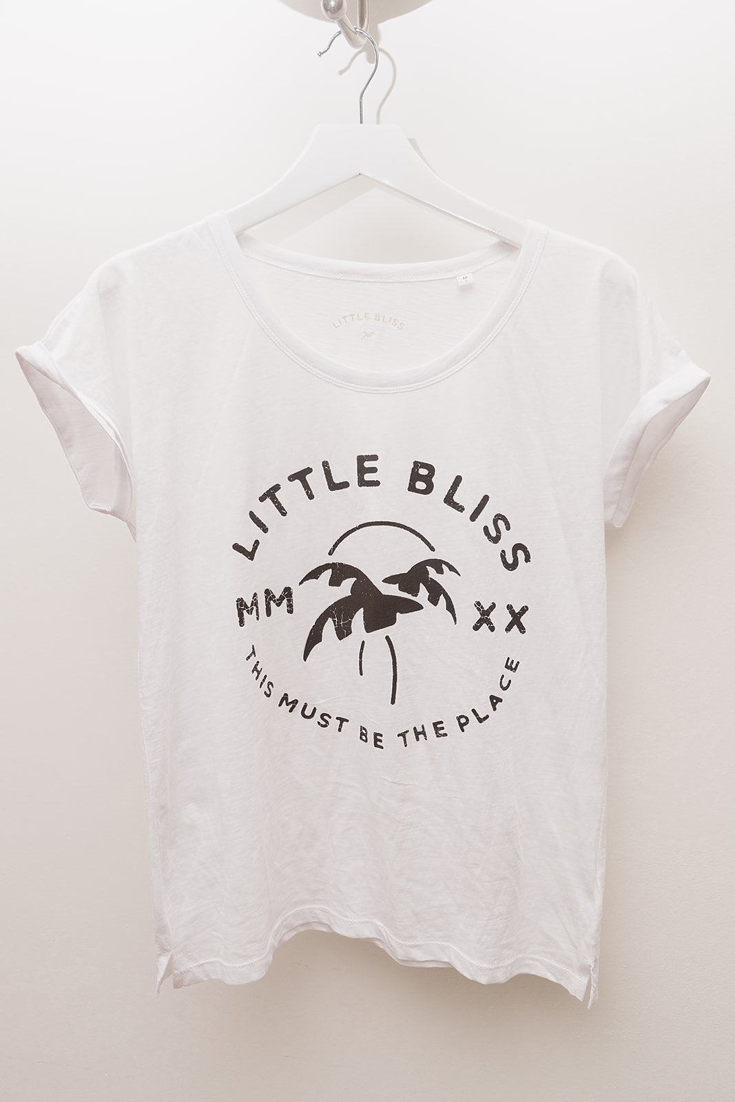 Little Bliss by Anna Daly This Must Be The Place Tee in White