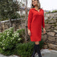 The Wool Dress - Red